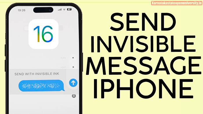 How To Send Invisible Messages Using iMessage On iPhones