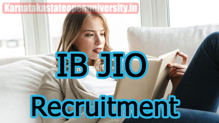 IB JIO Recruitment