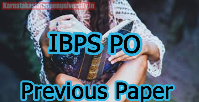 IBPS PO Previous Papers