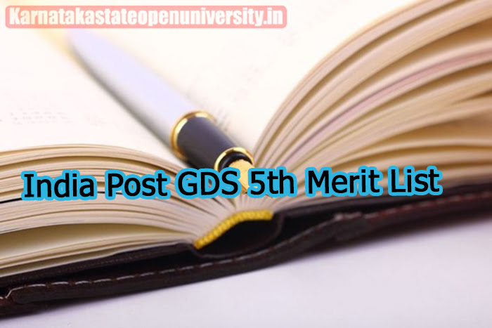 India Post GDS 5th Merit List 