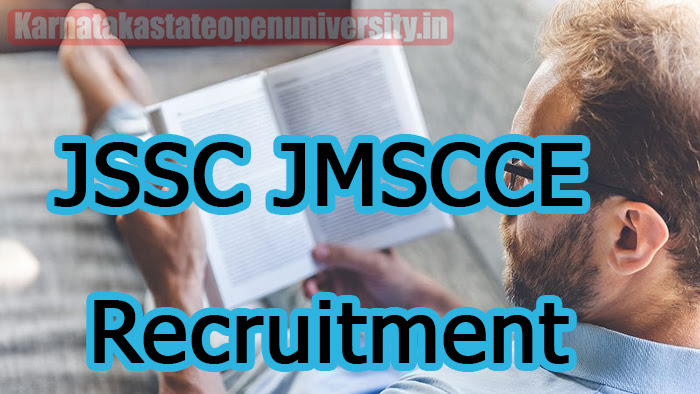 JSSC JMSCCE Recruitment 