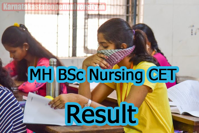 MH BSc Nursing CET Result 