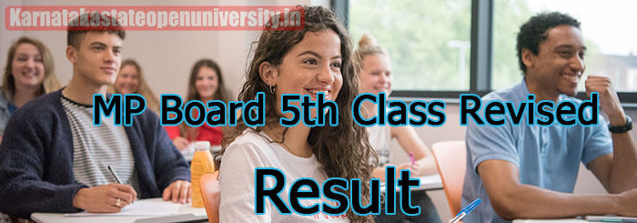 MP Board 5th Class Revised Result