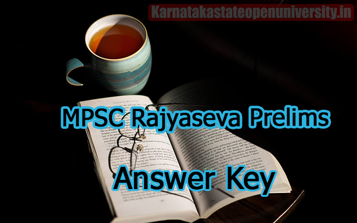 MPSC Rajyaseva Prelims Answer Key