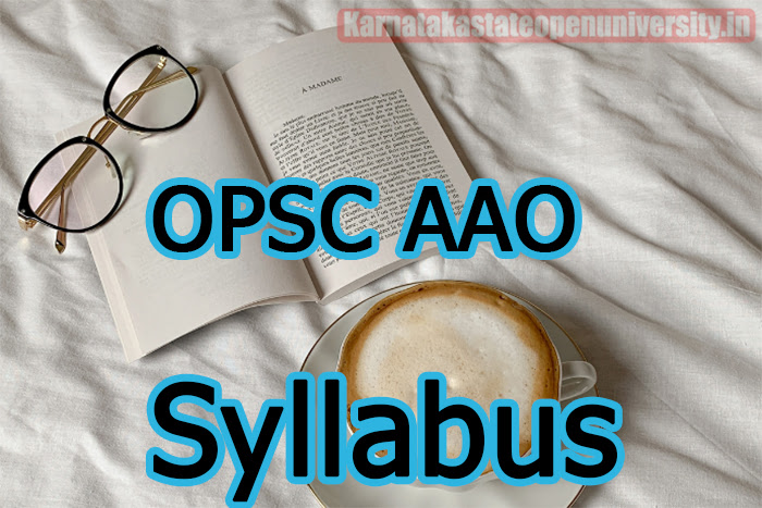OPSC AAO Syllabus