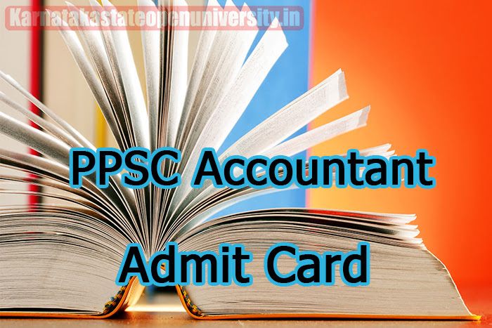 PPSC Accountant Admit Card 