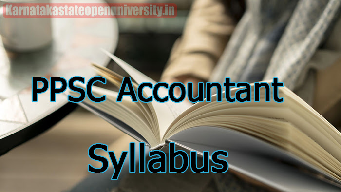 PPSC Accountant Syllabus
