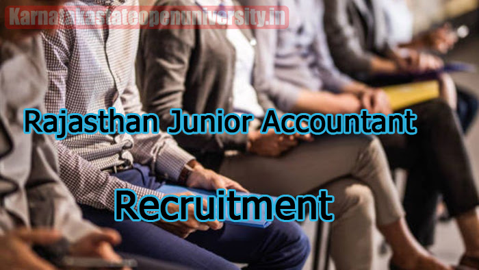 Rajasthan Junior Accountant Recruitment