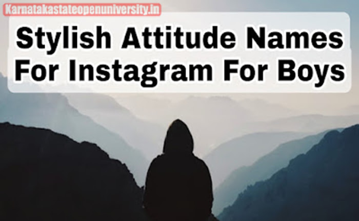 Stylish Attitude Names For Instagram