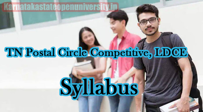 TN Postal Circle Competitive, LDCE Syllabus