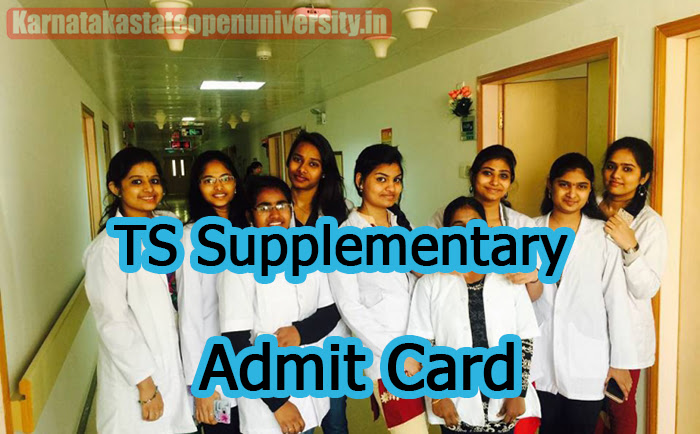 TS Supplementary Hall Ticket 