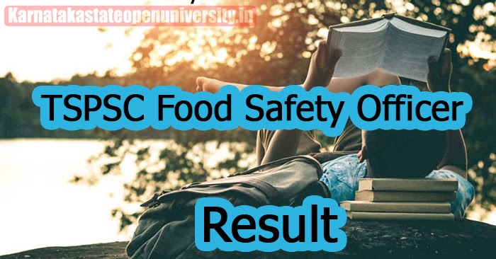 TSPSC Food Safety Officer Result 