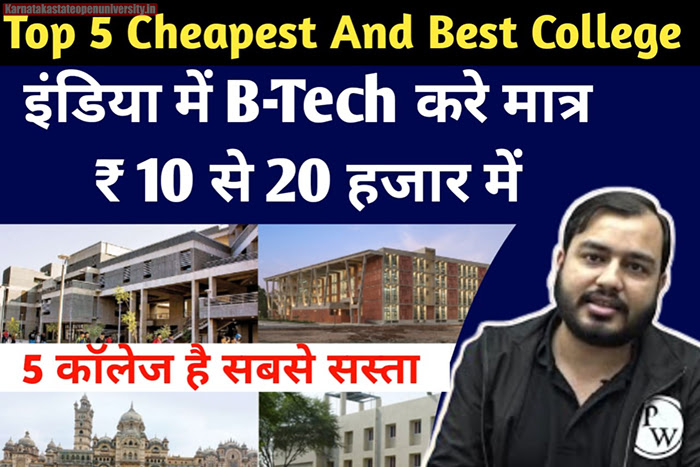 Top 5 Best College For B.Tech in India