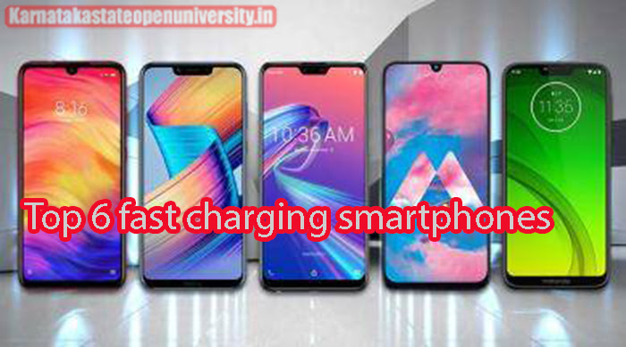 Top 6 fast charging smartphones
