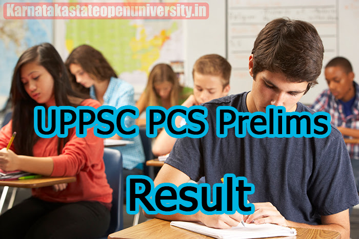 UPPSC PCS Prelims Result