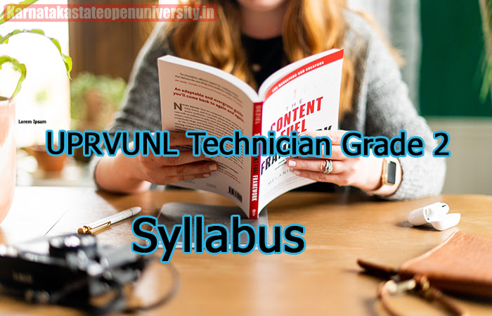 UPRVUNL Technician Grade 2 Syllabus