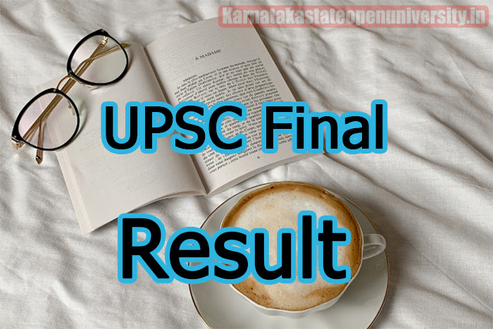 UPSC Final Result
