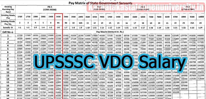 UPSSSC VDO Salary