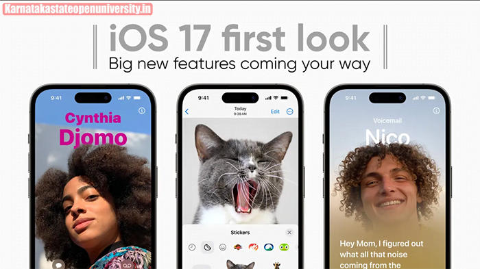iOS 17 first look