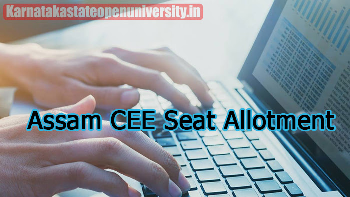 Assam CEE Seat Allotment 