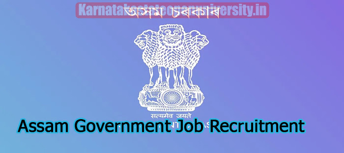 Assam Government Job Recruitment