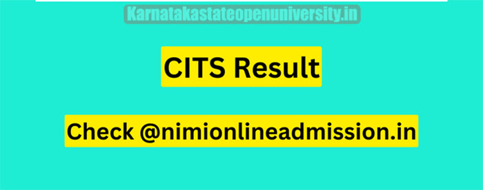 CITS Entrance Exam Result