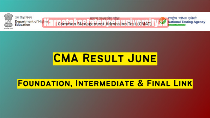 CMA Result June