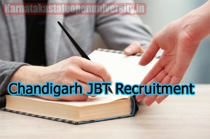 Chandigarh JBT Recruitment 