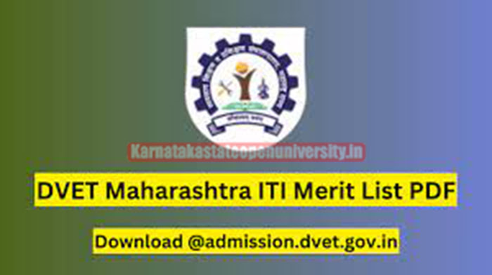 DVET Maharashtra ITI Merit List 
