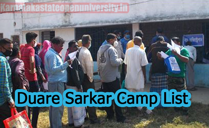 Duare Sarkar Camp List