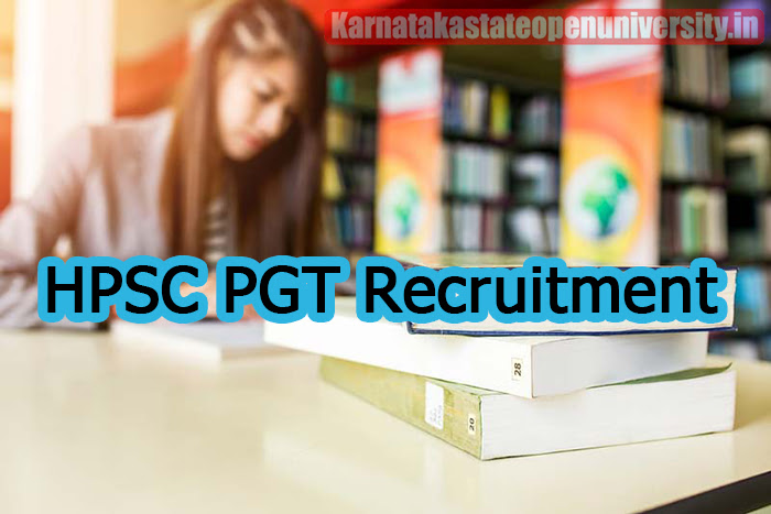 HPSC PGT Recruitment