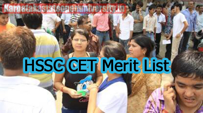 HSSC CET Merit List