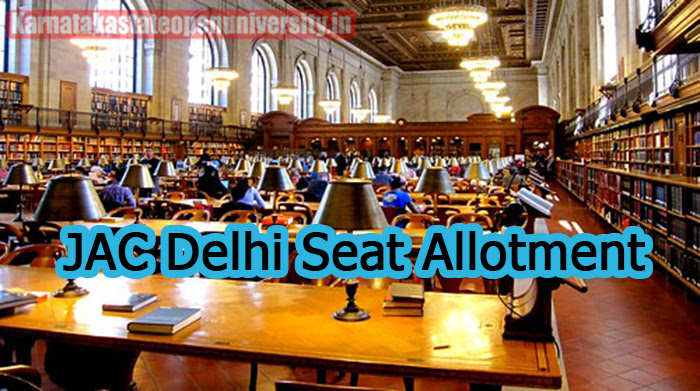 JAC Delhi Seat Allotment 