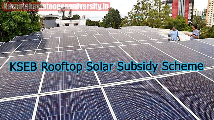 KSEB Rooftop Solar Subsidy Scheme
