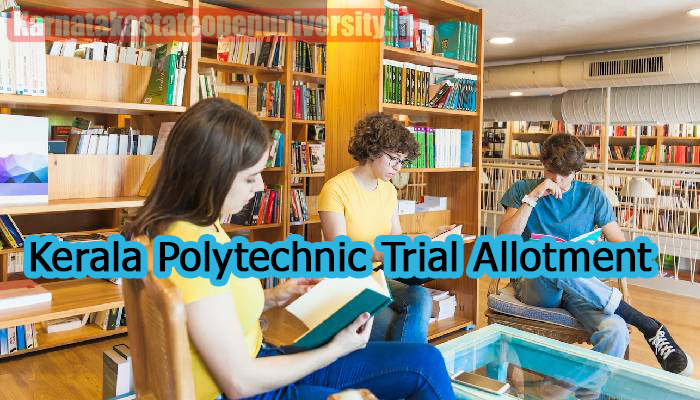 Kerala Polytechnic Trial Allotment
