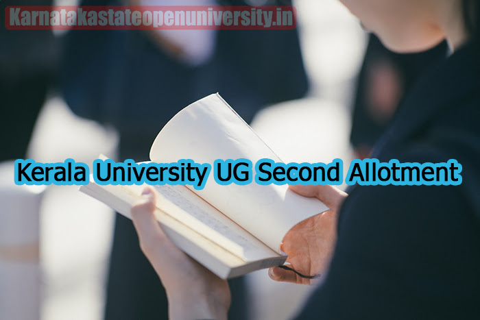 Kerala University UG Second Allotment