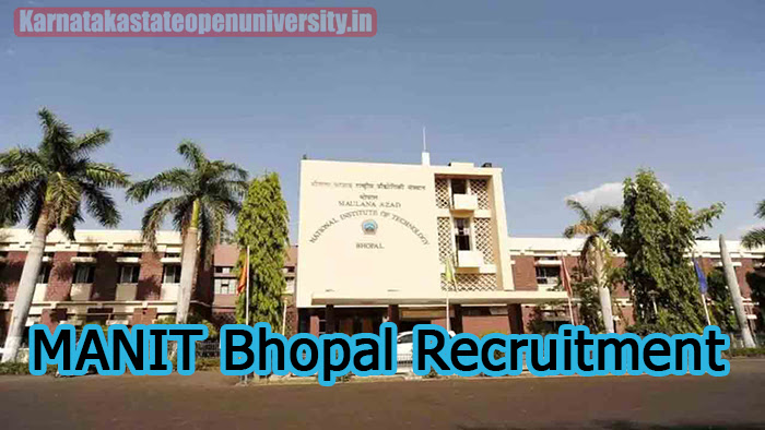 MANIT Bhopal Recruitment 