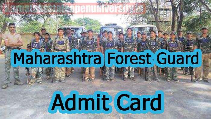 Maharashtra Forest Guard Admit Card