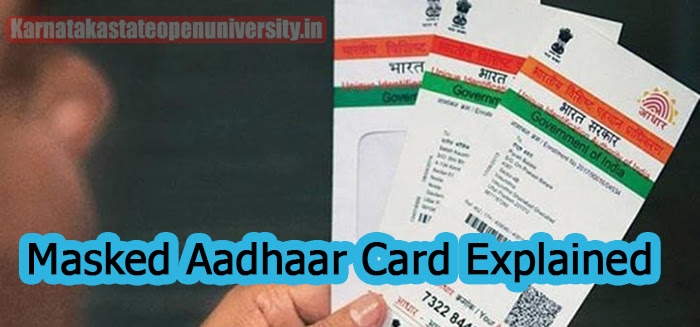 Masked Aadhaar Card Explained