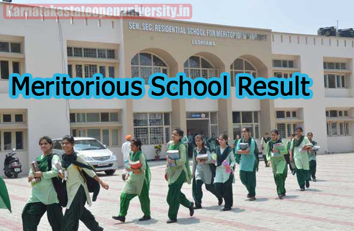 Meritorious School Result 