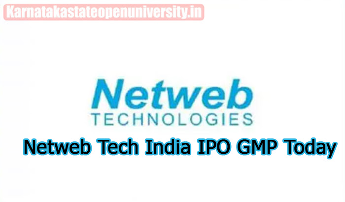 Netweb Tech India IPO GMP Today