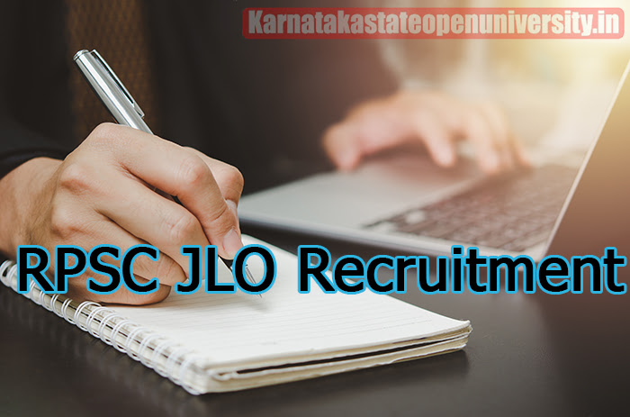 RPSC JLO Recruitment