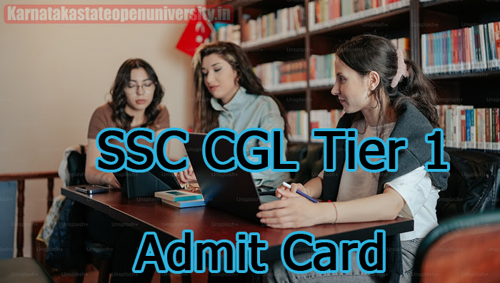 Ssc.nic.in CGL Tier 1 Admit Card