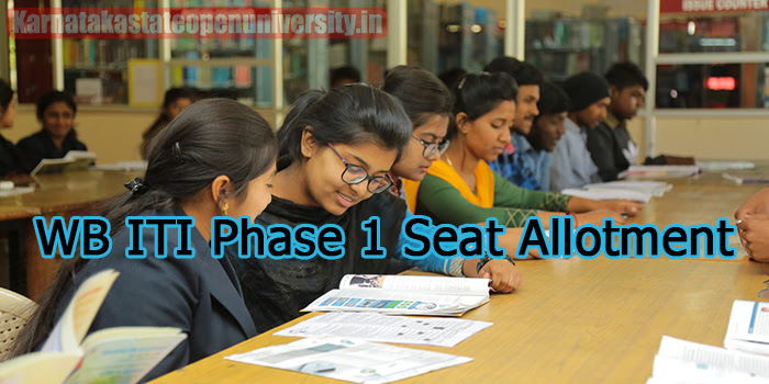 WB ITI Phase 1 Seat Allotment 