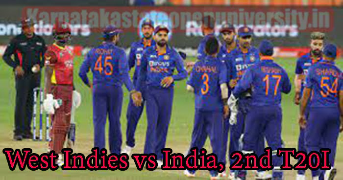West Indies vs India, 2nd T20I