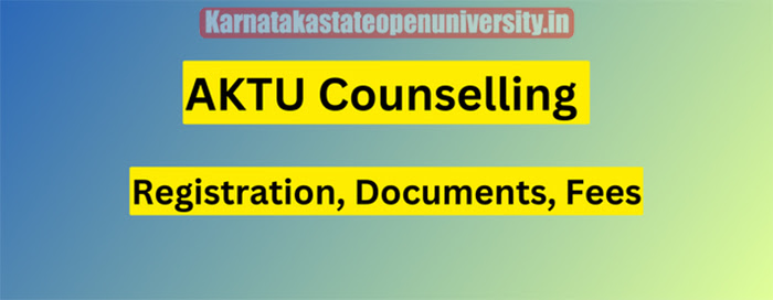 AKTU Counselling 2023