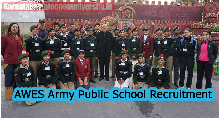 AWES Army Public School Recruitment 