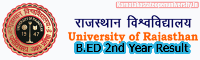 B.ED 2nd Year Result