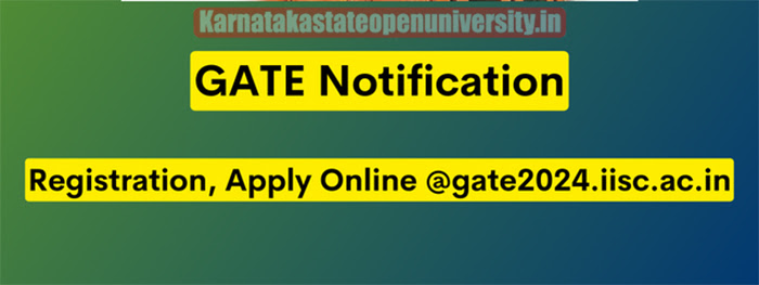GATE Notification 2023