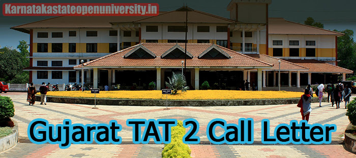 Gujarat TAT 2 Call Letter 